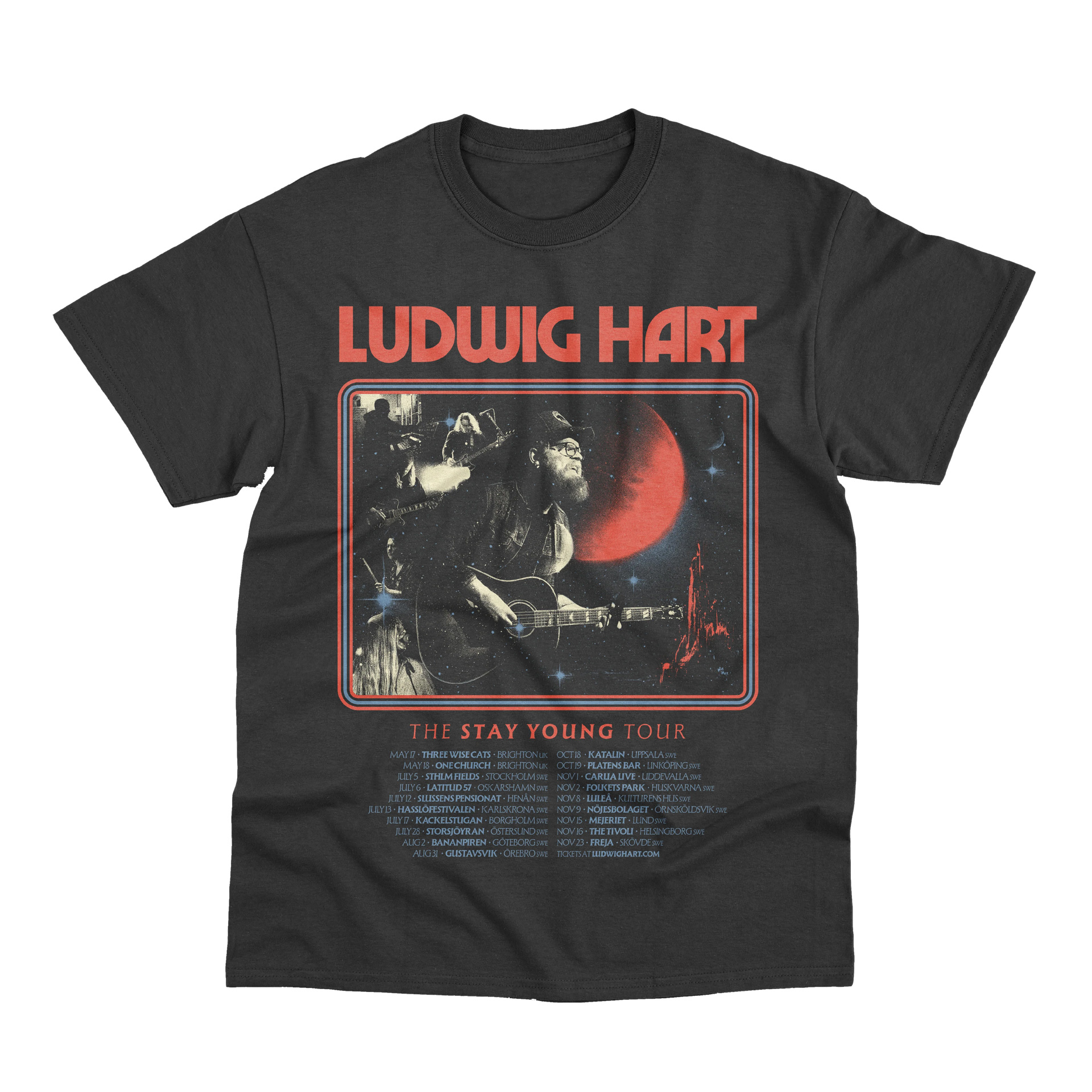 Stay Young T-shirt Black