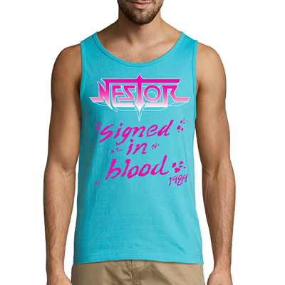 NESTOR - TANK TOP, LOGO 1989 (ATOLL BLUE)