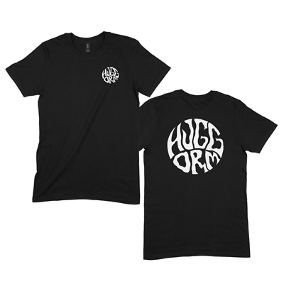 HUGGORM - T-SHIRT, LOGO (FRONT & BAK)