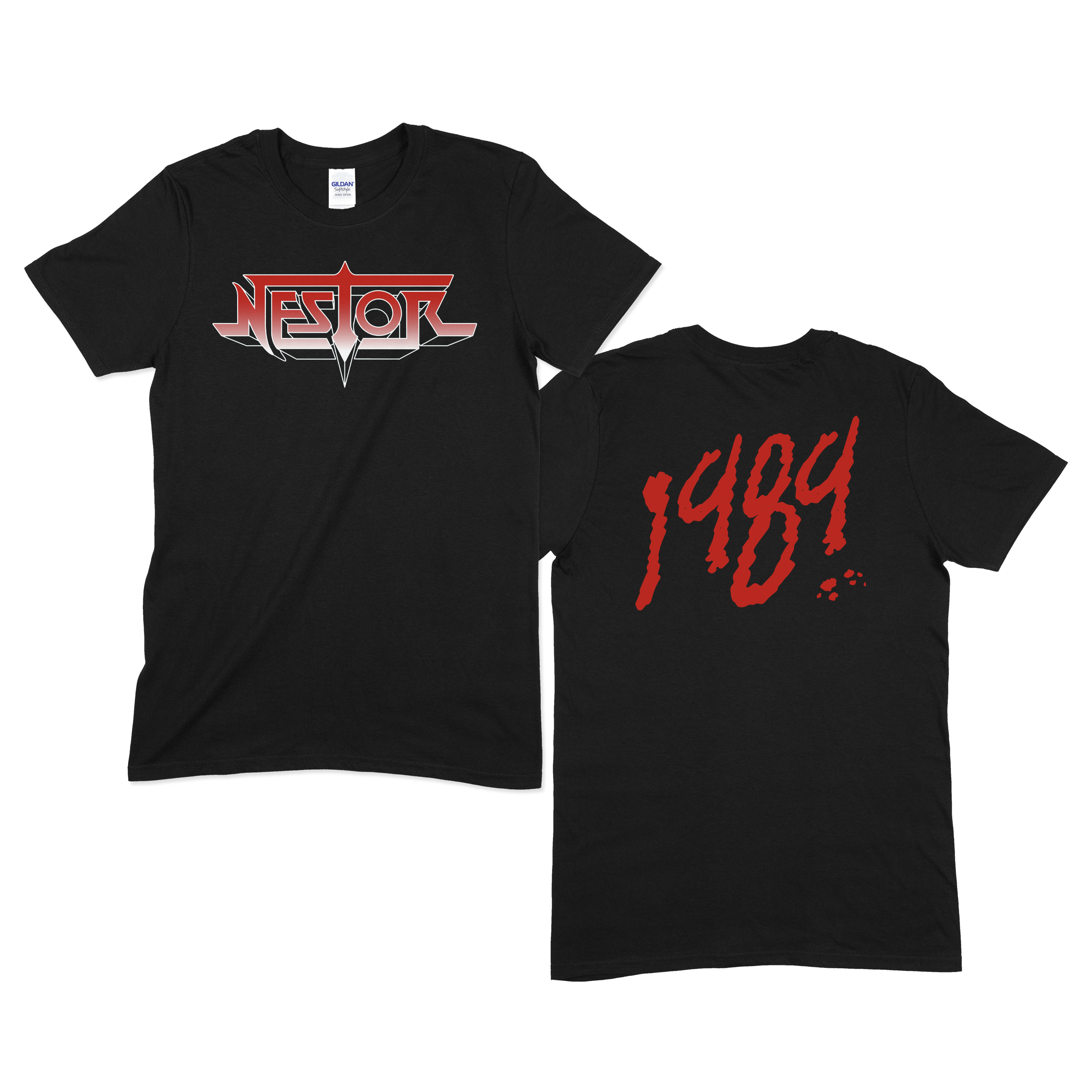 NESTOR - T-SHIRT, LOGO 1989 (SVART)